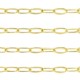 DQ Metal belcher chain anchor cable 7x3mm Gold